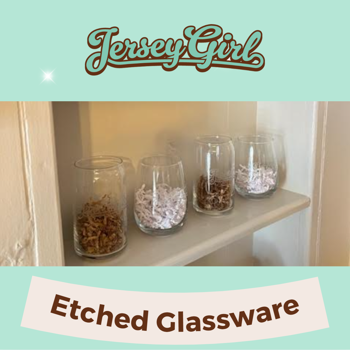 Logo Etched Glassware