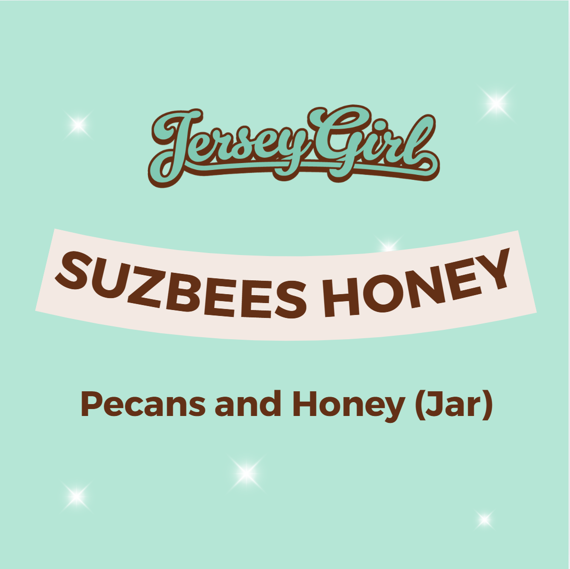 Suzbees Pecans and Honey (Jar)