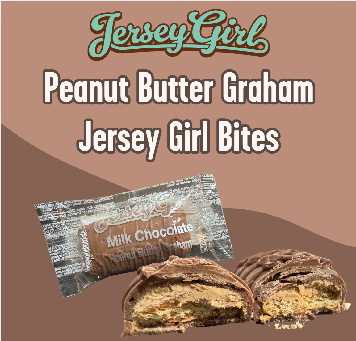 Milk Chocolate Peanut Butter Graham Bite – 1oz (Boxes)