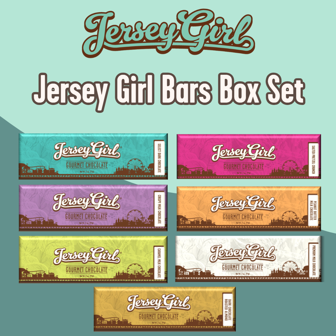 Box Set - Jersey Girl Bars – 14 Bars – Jersey Girl Chocolate