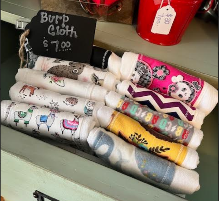 Handmade Burp Cloths