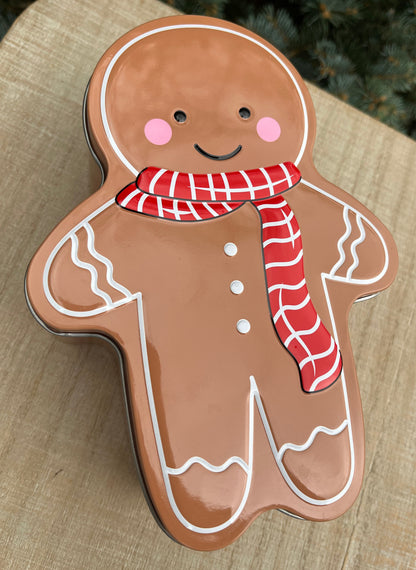 Medium Gingerbread Four Bite Tin