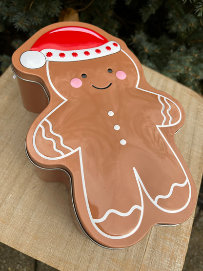 Large Gingerbread Five Bar Tin
