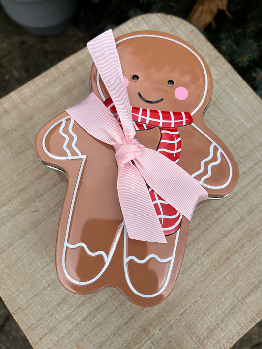 Medium Gingerbread Four Bite Tin