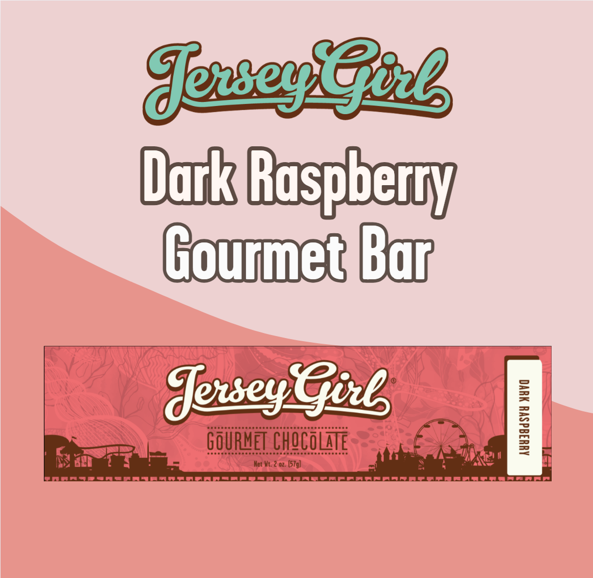 Dark Chocolate Raspberry Bar - 2 oz