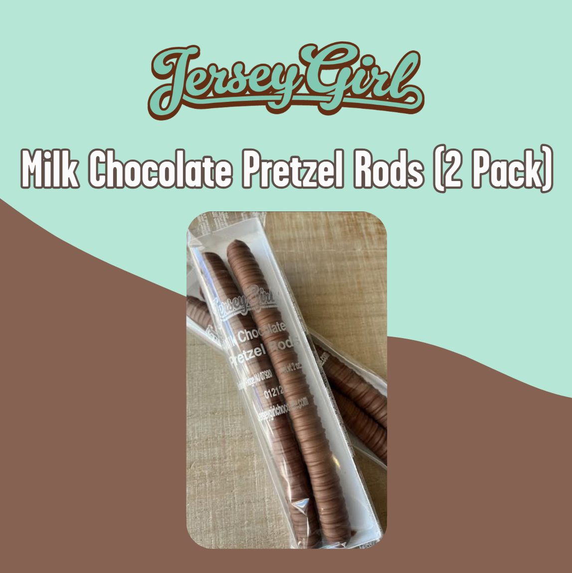 Milk Chocolate Pretzel Rods (2 Pack) - 2 oz