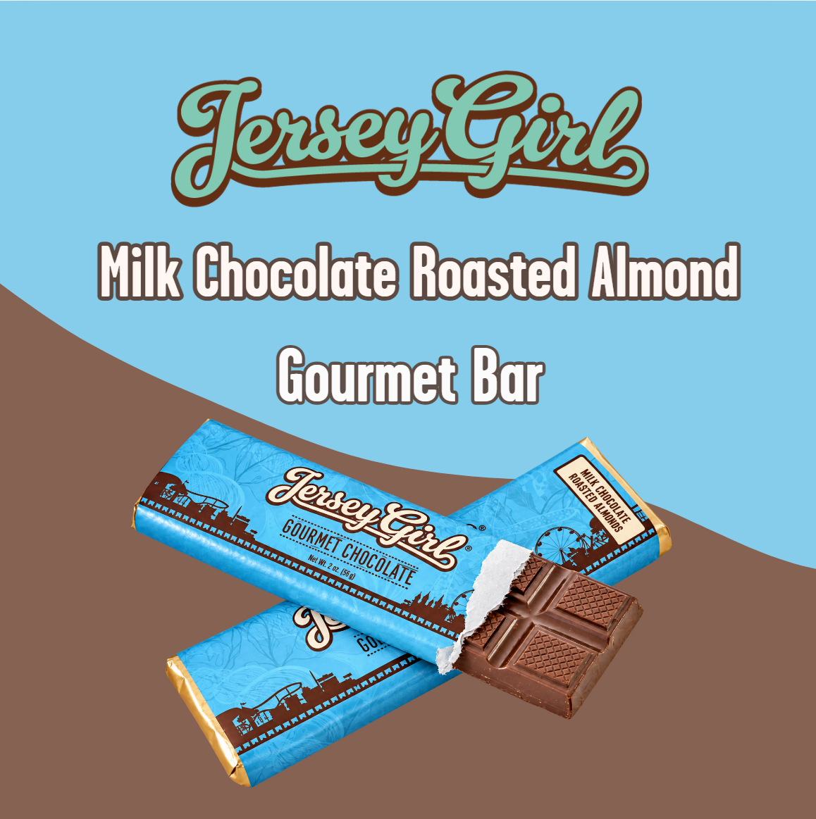 Roasted Almond Milk Chocolate Bar - 2 oz